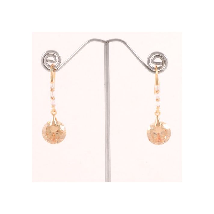FASHION CUBIC ZIRCONIA POST EARRINGS
