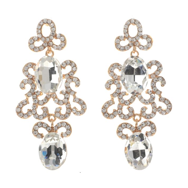 Crystal Post Earrings