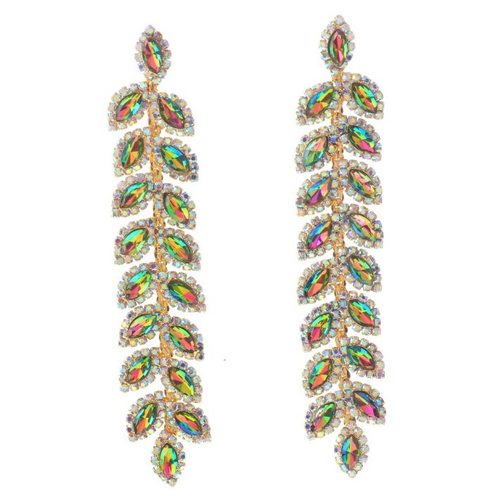 Large Chandelier Rhinestone Earring