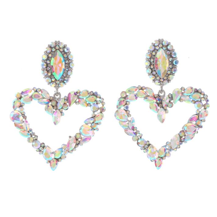 Rhinestone Post Earrings