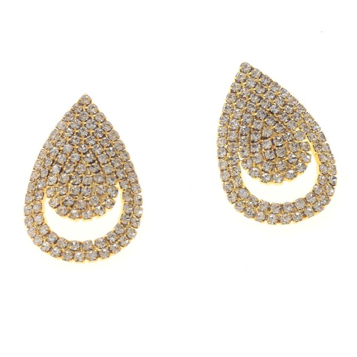 Rhinestone Drop Earrings