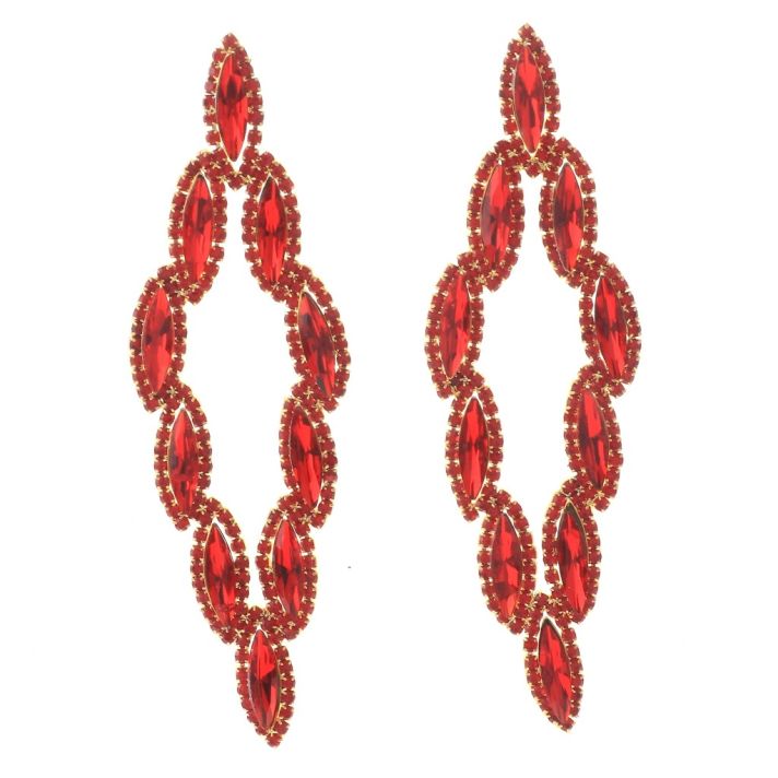 Rhinestone Post Earrings
