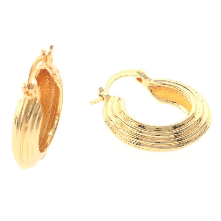 Gold Plated Hoop Earrings