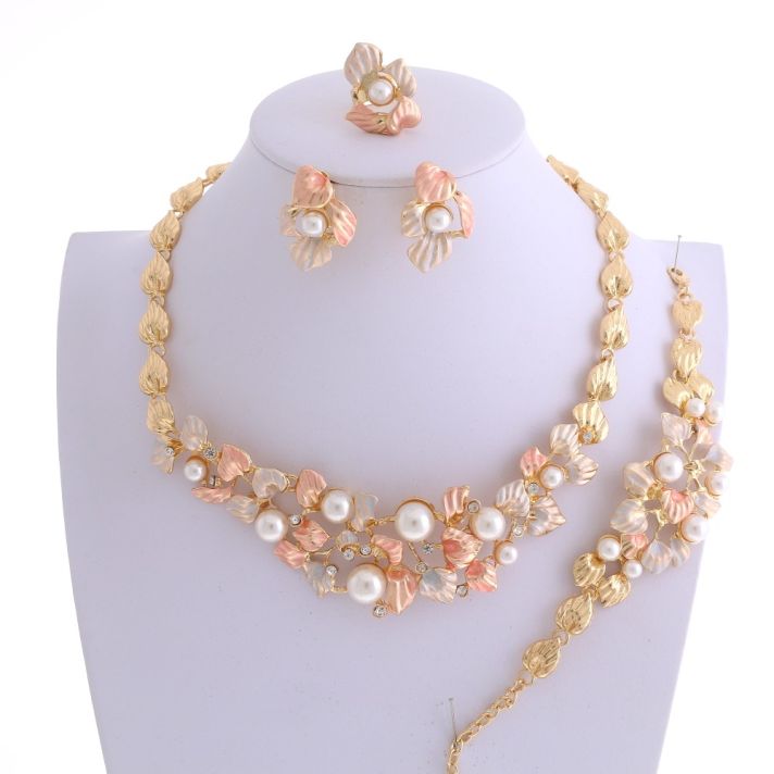 Gold Plated Necklace Set