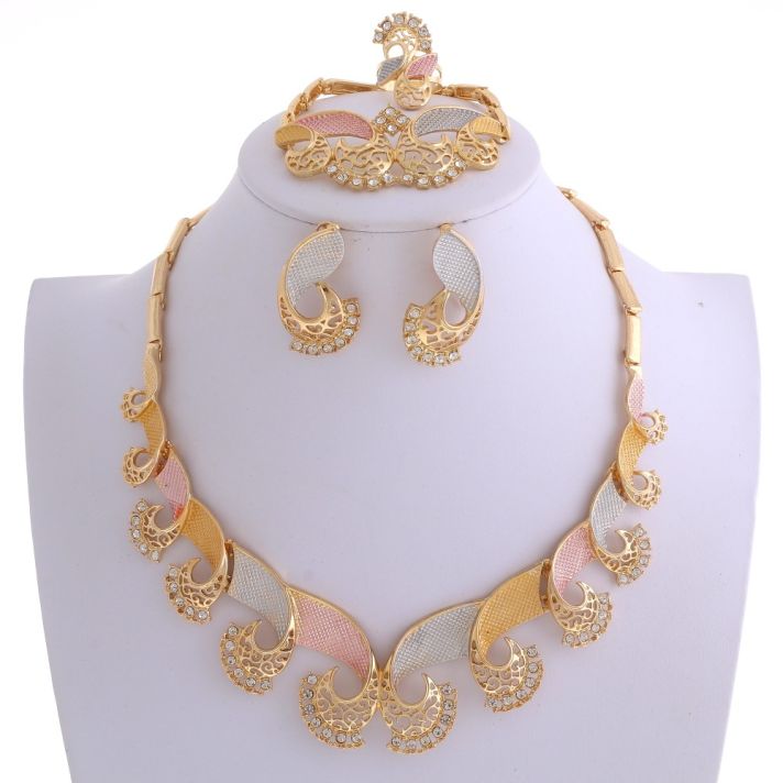 Gold Plated Necklace Set