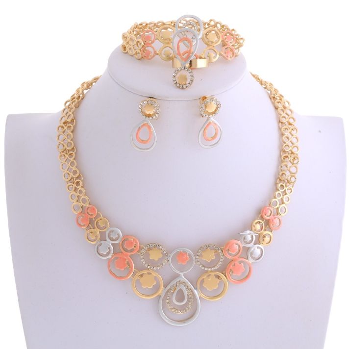 Gold Plated Necklace Set