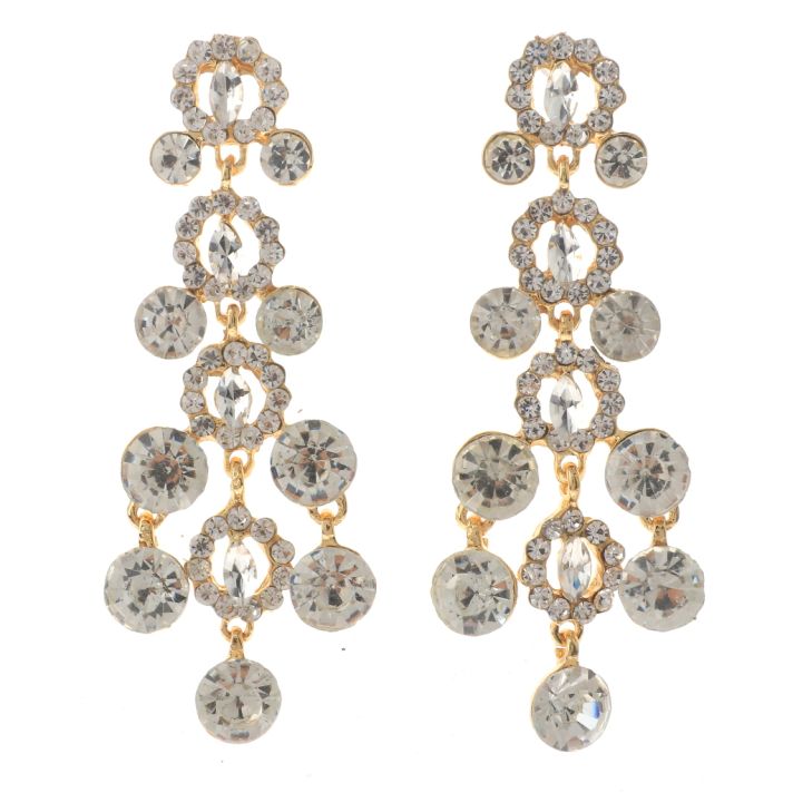 Crystal Post Earrings