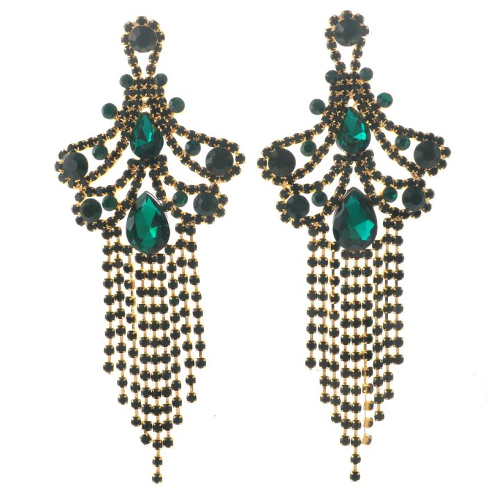 Crystal Chandelier Post Earrings