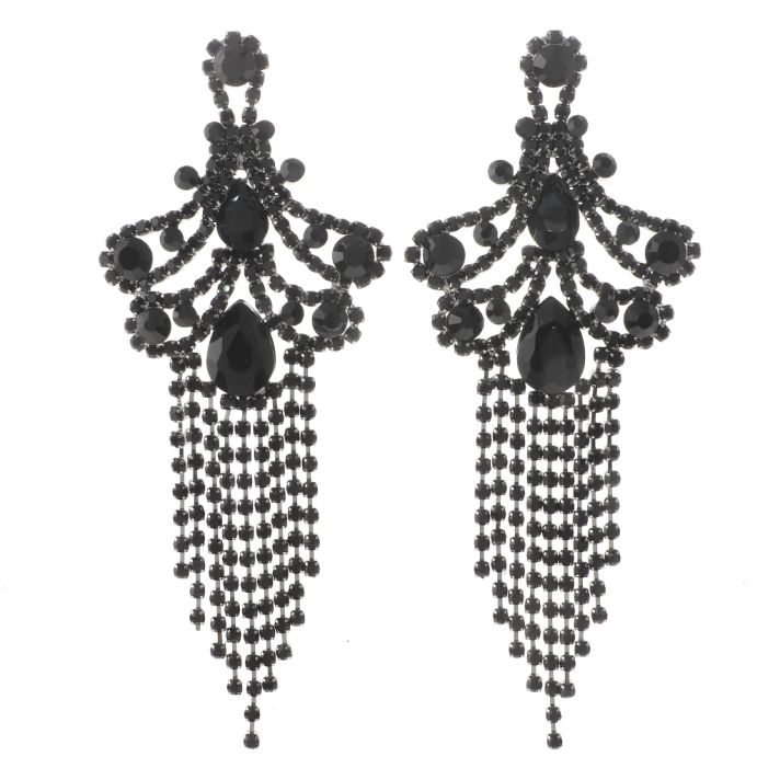 Crystal Chandelier Post Earrings
