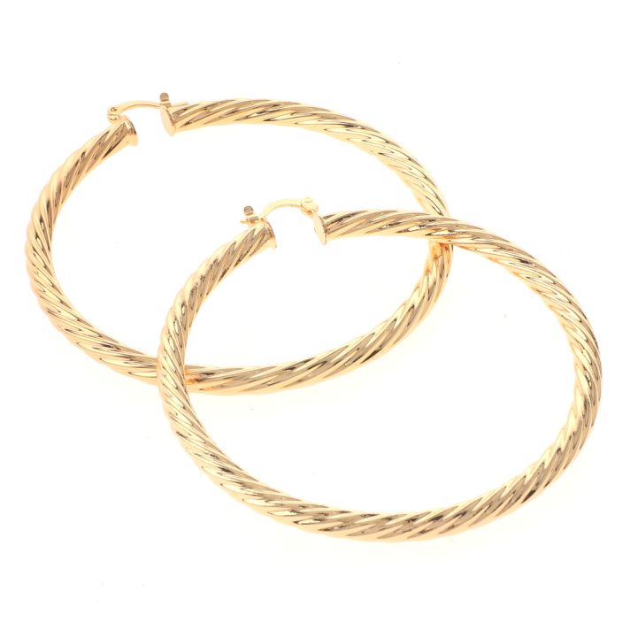 Gold Plated Hoop Earrings