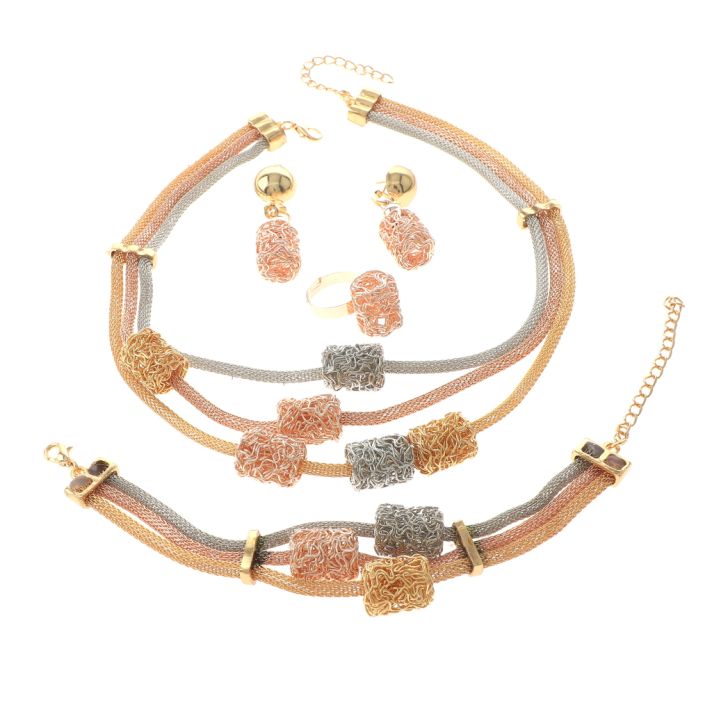 Gold Plated Necklace Set