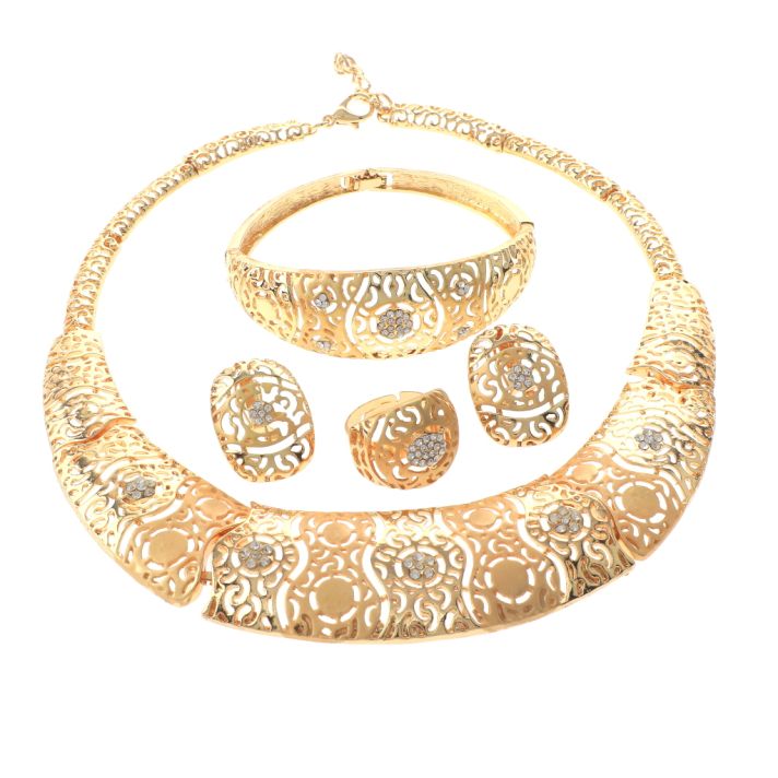 Gold Plated Necklace Set