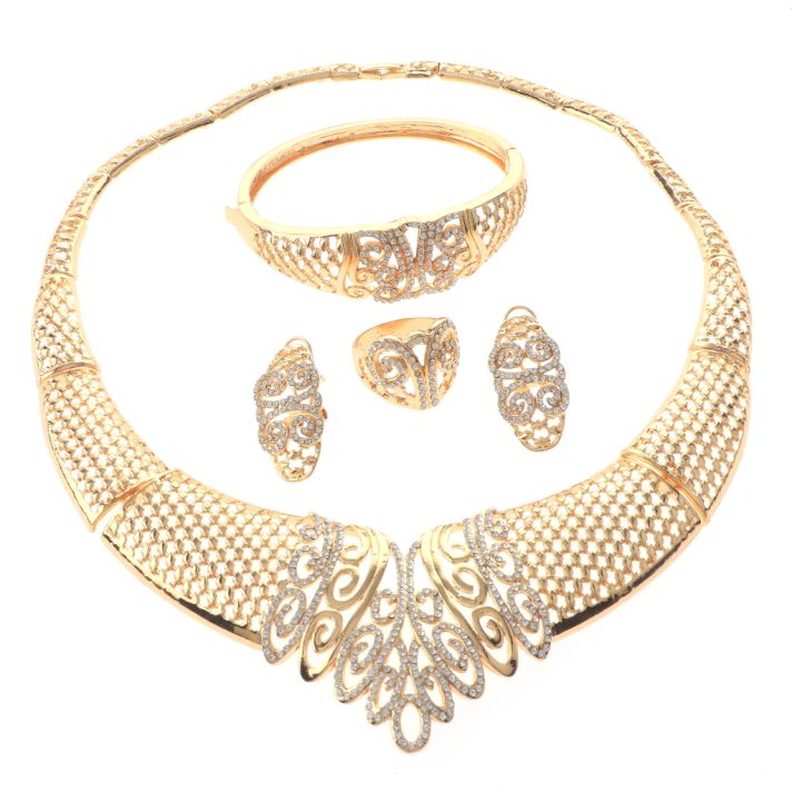 Gold Plated Necklace Set