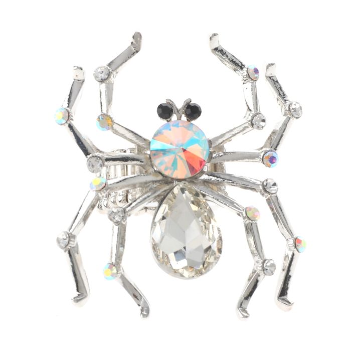 Crystal Spider Stretch Ring