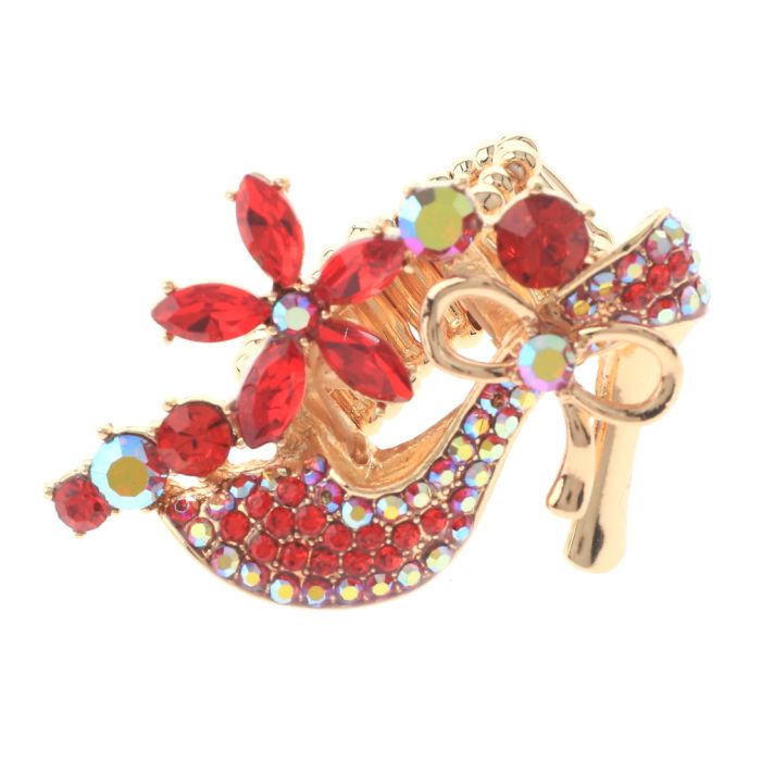 Crystal High Heel Shoe Stretch Ring