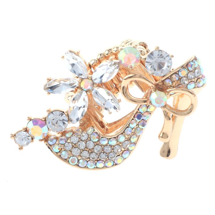 Crystal High Heel Shoe Stretch Ring