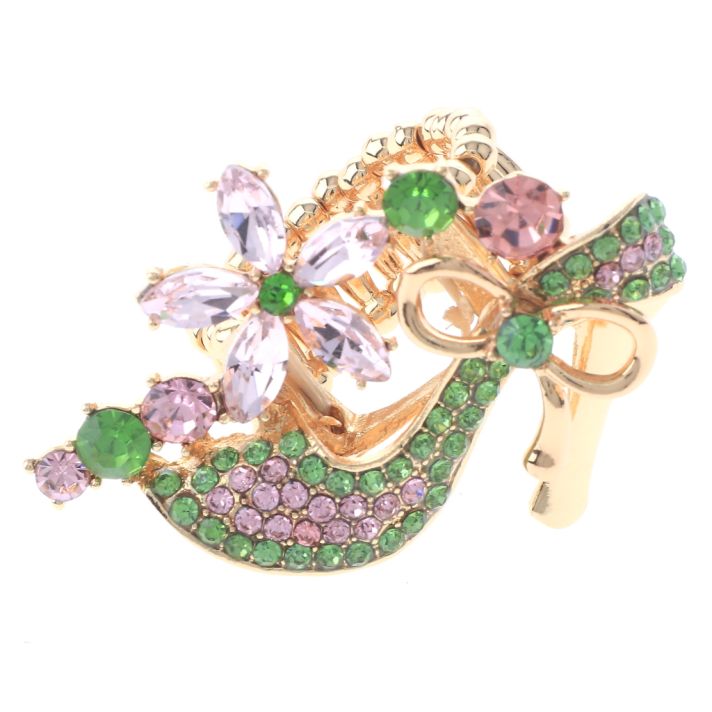 Crystal High Heel Shoe Stretch Ring