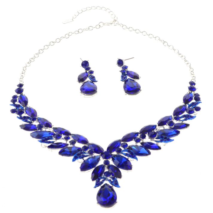 Rhinestone Necklace Set 