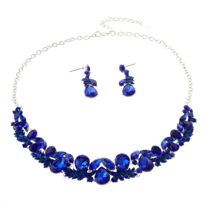 Rhinestone Necklace Set 