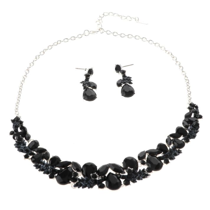 Rhinestone Necklace Set 