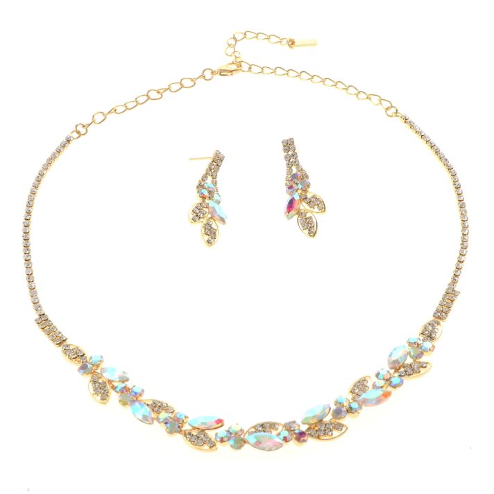 Rhinestone Necklace Set 