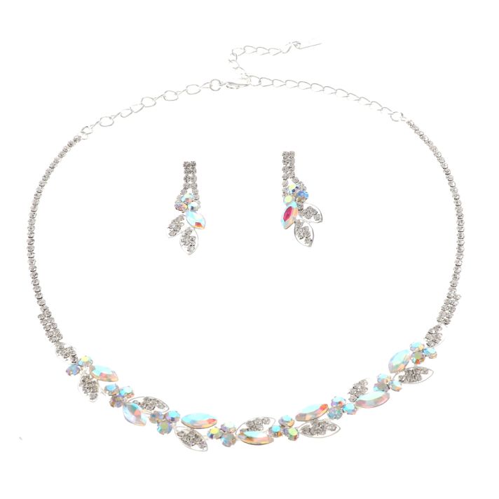 Rhinestone Necklace Set 