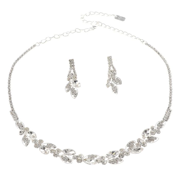 Rhinestone Necklace Set 