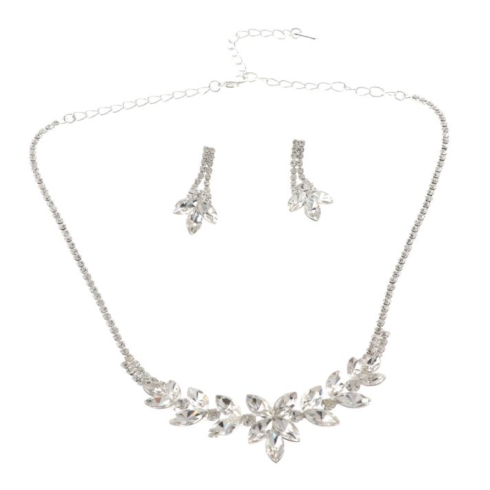 Rhinestone Necklace Set 