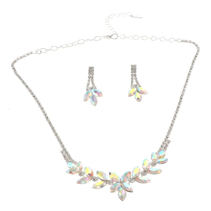 Rhinestone Necklace Set 