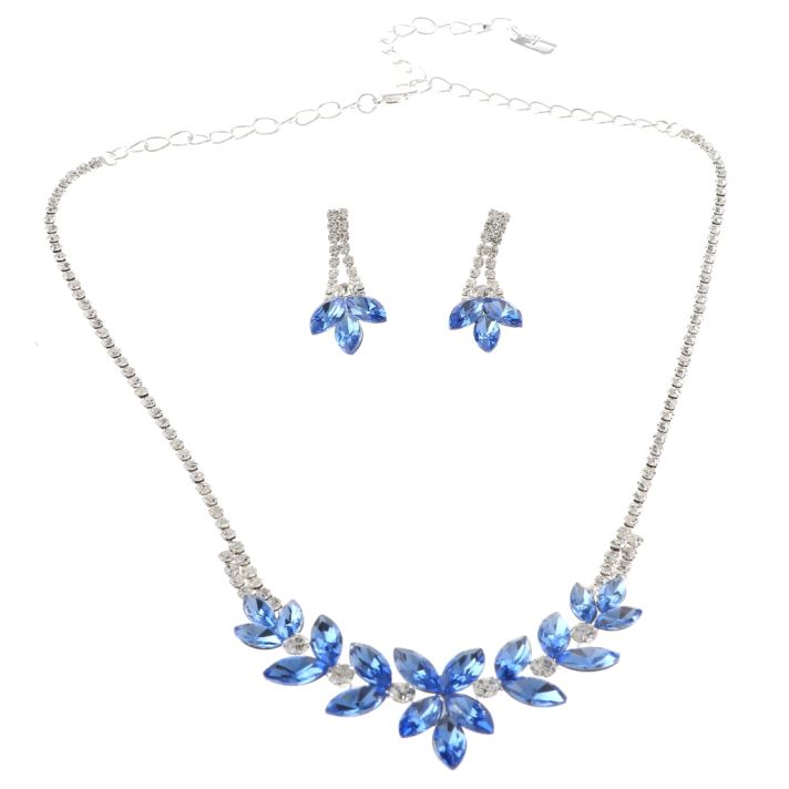 Rhinestone Necklace Set 