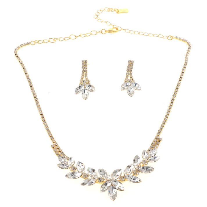 Rhinestone Necklace Set 
