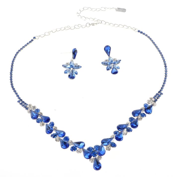 Rhinestone Necklace Set 