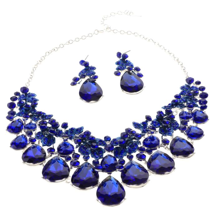 Rhinestone Necklace Set 