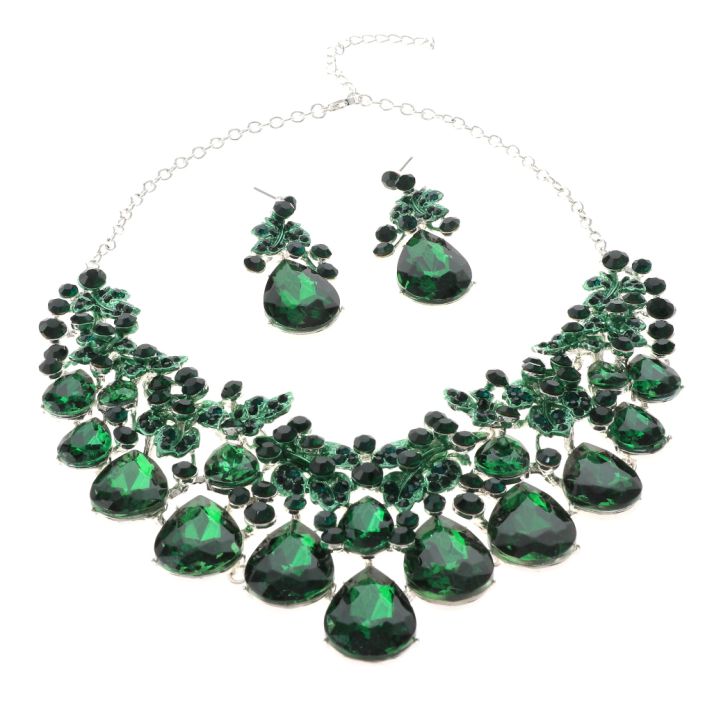 Rhinestone Necklace Set 