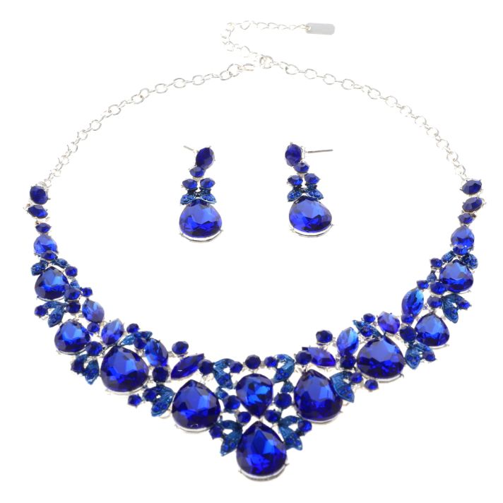 Rhinestone Necklace Set 