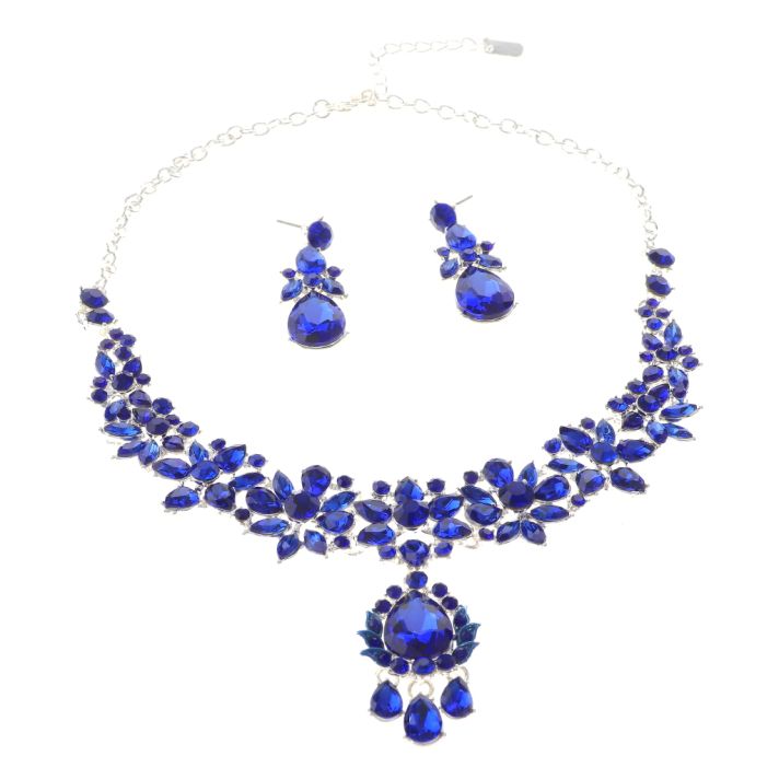 Rhinestone Necklace Set 