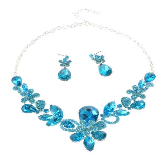 Rhinestone Necklace Set 
