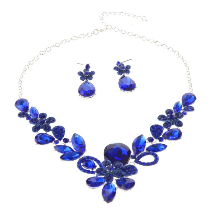 Rhinestone Necklace Set 