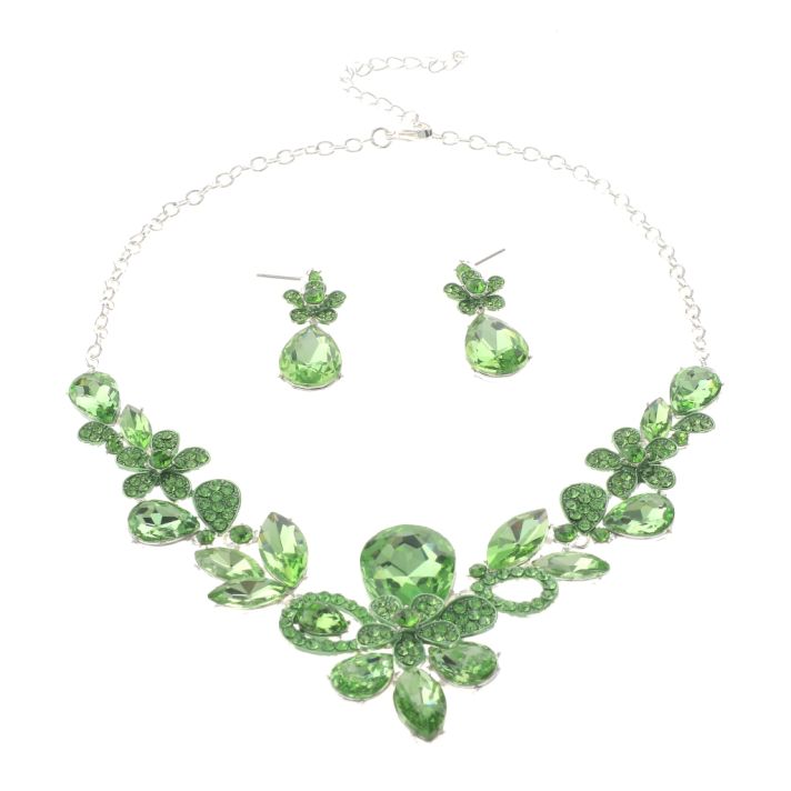 Rhinestone Necklace Set 