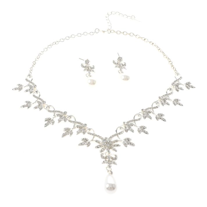 Rhinestone Necklace Set 