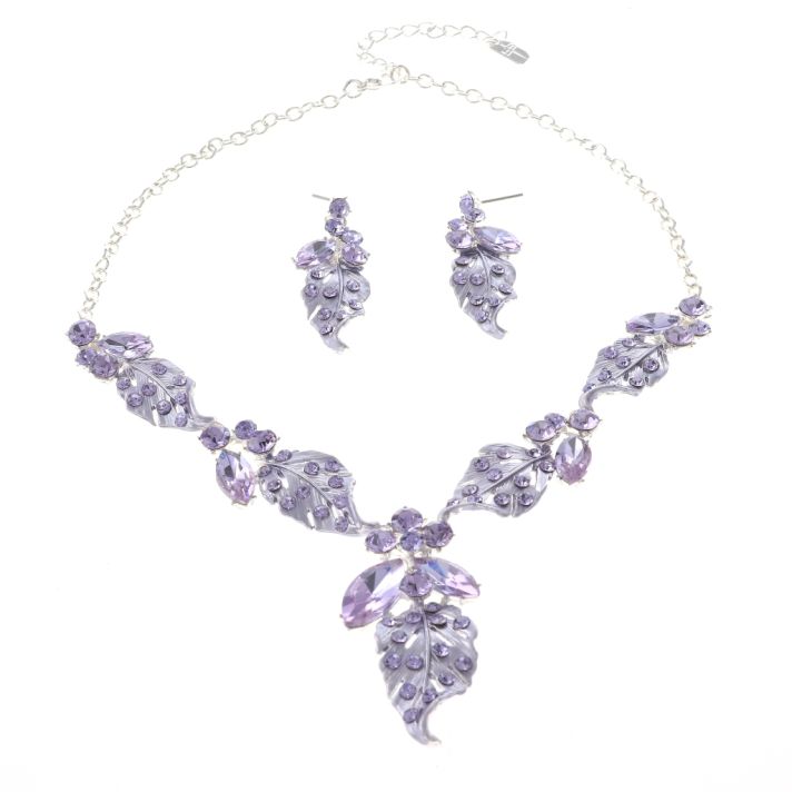 Rhinestone Necklace Set 