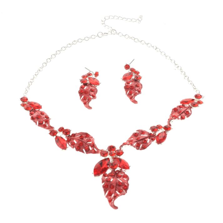 Rhinestone Necklace Set 
