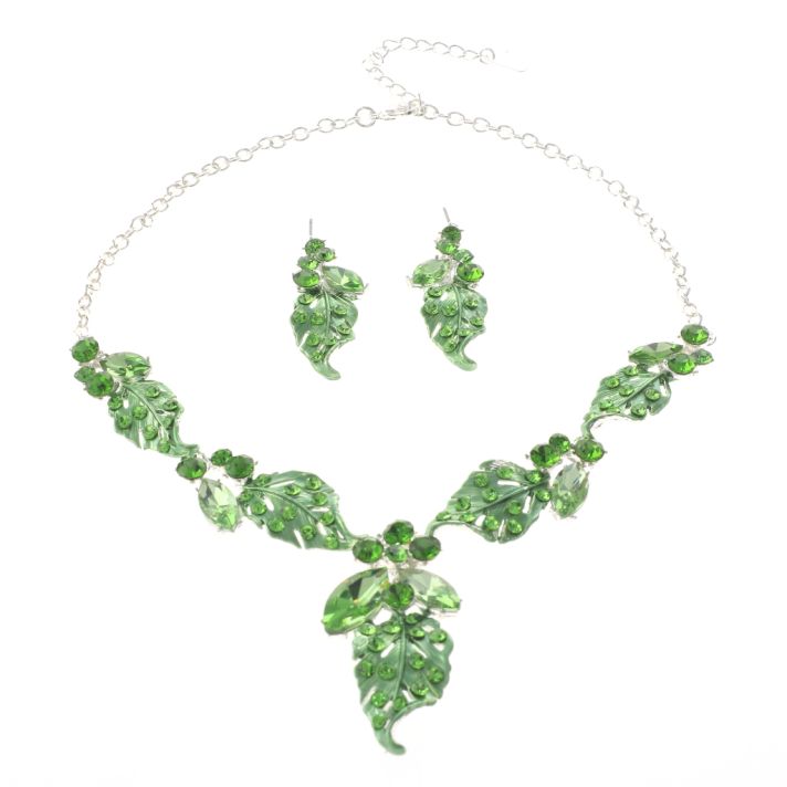 Rhinestone Necklace Set 