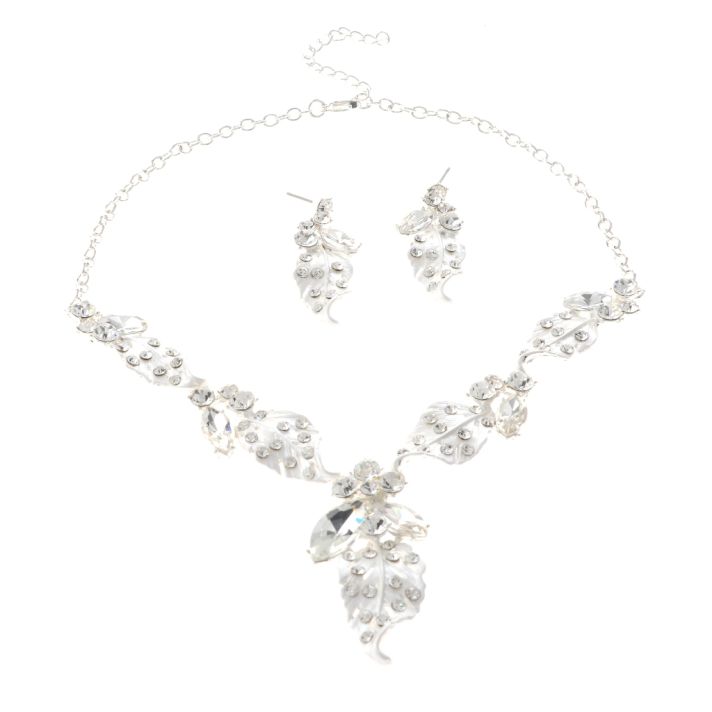 Rhinestone Necklace Set 