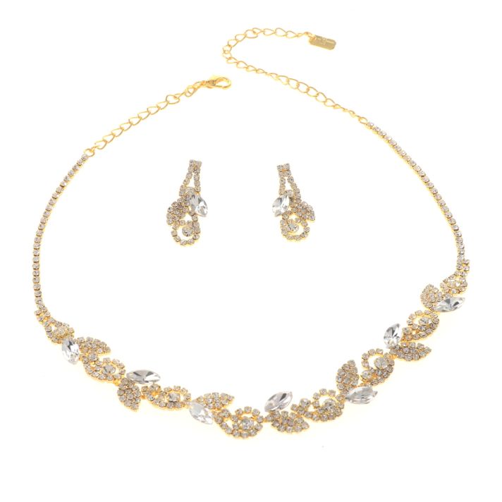 Rhinestone Necklace Set 