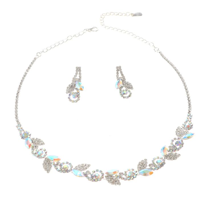 Rhinestone Necklace Set 