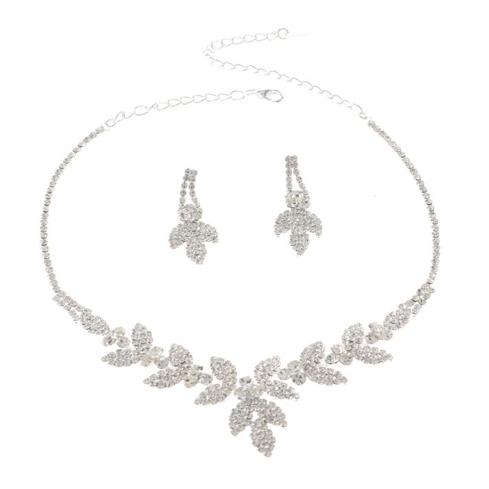 Rhinestone Necklace Set 