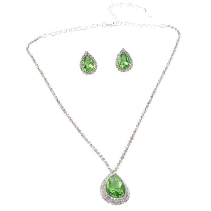 Rhinestone Necklace Set 