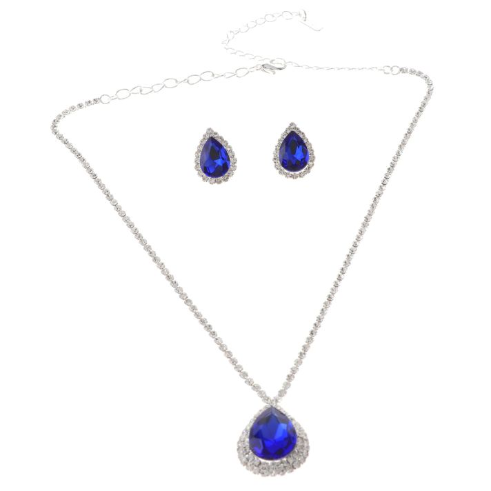 Rhinestone Necklace Set 