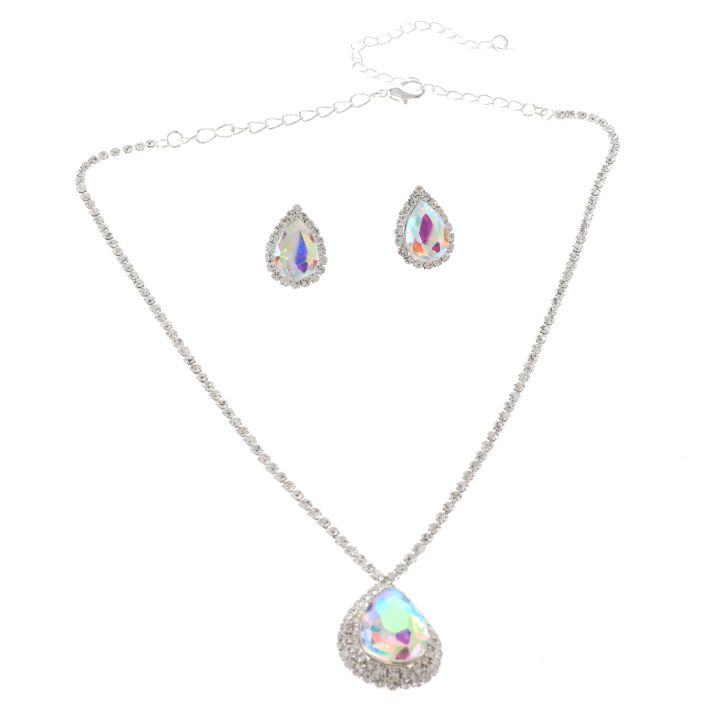 Rhinestone Necklace Set 